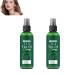 Nuvilo Tea Tree Oil Leave-In Conditioner Spray Moisturizing and Nourishing Detangling Spray Soothes Dry Scalp Leave-In Conditioner for Dry and Damaged Hair (2pcs)