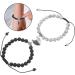 SAFIGLE 1 Pair Magnet Bracelet Beads Beaded Bracelets Adjustable Wrist Bracelet Adjustable Bracelet Couple Bracelet Metal Bracelets Metal Wrist Decoration Jewelry Turquoise Delicate Miss - Buy Online on GoSupps.com