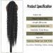 Ponytail Extensions Long Wave Curly Drawstring Ponytail Extension for Black Women 26 Inch Synthetic Drawstring Ponytail Clip in Afro Curly Fake Hair Ponytail for Women (Color : 1B Size : 26inches) 26inches 1B - Buy Online on GoSupps.com