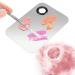 Buy Stainless Steel Makeup Mixing Palette | Cosmetic Artist Mixing Palette & Spatula for Nail Art & Eyeshadow - International Shipping Available - Buy Online on GoSupps.com