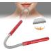 Stainless Steel Facial Hair Remover Spring - Effective Epilator for Upper Lip and Eyebrow Threading - Red - Buy Online on GoSupps.com