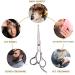 Professional 6.5 inch Hair Cutting Scissors Set for Kids/Women/Men - Barber Salon Kit with Thinning Shears, Saftey Round Head, and Red Handle - Buy Online on GoSupps.com