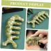 Gogogmy Jade Massage Comb - Handcrafted Body & Scalp Massager 11.5x1.5cm Green - Effective Relaxation & Wellness Tool - Buy Online on GoSupps.com