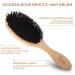 BLACK EGG Boar Bristle Hair Brush Set - Soft Natural Bristles for Thin & Fine Hair - Restore Shine & Texture - Includes Bamboo Comb & 3 Hair Ties - Buy Online on GoSupps.com