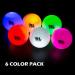 R&L Glow in The Dark Golf Balls - LED Light Up Night Sports Ball (6 Pack) - Bright, Colorful, Durable - Buy Online on GoSupps.com