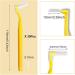 Skhaovs 30-Piece Yellow Interdental Brushes & Dental Floss Sticks Anti-Slip Handle Gum Cleaning Tools - Buy Online on GoSupps.com