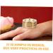 Beavorty 4er-Box Smoke-Free Moxibustion Device - Adjustable Stand & Portable Burner | Copper Moxa Massage Tool - 8x8x4.5cm - International Shipping Available - Buy Online on GoSupps.com