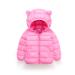 Hooded Coat for Kids Winter Jacket Toddler Padded Coat Warm Puffer Jacket Infant Waterproof and Lightweight Outwear Long Sleeve for Boys Girls 3-4 Years 3-4 Years Pink