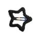 Muloo Wool Hair Clip Hair Barrettes Snap Clip Headpieces Winter Star Shape French Barrettes Headwear Hair Accessories Black