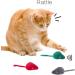 Yangbaga Real Fur Mice Rattle 14 Pack Cat Toys for Kittens - Rainbow Mice Rabbit Feather Collection - Buy Online on GoSupps.com