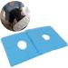 Ververt Touch Disposable Pillow Covers - 100 Pack Breathable & Water-Absorbent Facial Covers for Beauty Salons - Blue Hole Design - Buy Online on GoSupps.com