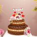 Cartoon Lover Couple Cake Toppers Valentines Day Wedding Party Decorations Cupcake Decors Hearts Engagement Gifts Decor Style1 - Buy Online on GoSupps.com