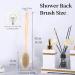 YVPSI Shower Back Brush with Soft and Stiff Bristles - Long Handle Exfoliating Scrubber for Body, Back, and Feet - Women and Men - Buy Online on GoSupps.com
