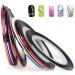 LyDia 12pcs Mixed Colours Striping Tape Nail Art Sticker Set - Buy Online on GoSupps.com