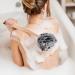 2pcs Bamboo Charcoal Loofah Back Scrubber Shower Brush for Sensitive Skin - Waterproof Handle - Buy Online on GoSupps.com