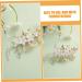 HAPINARY Bridal Headwear Hair Side Comb Flower Hair Comb Hair Accessories for Women Hair Accessories for Flower Hair Accessories Bride Headpiece Girl Headpiece Side Comb for Hair - Buy Online on GoSupps.com