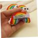 FRCOLOR 3 Pairs Rainbow Barrettes Braiding Hair Accessories Girl Hair Clips Hair Clips for Kids Cotton Rainbow Pendant Snap Side Clamp Rainbow Earring Ornaments Girl Hair Decor The Clouds - Buy Online on GoSupps.com