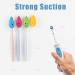 AUEAR 8 Pack Smile Face Toothbrush Head Cover Caps - Portable, Cute & Protective for Home, Travel & Outdoor Camping - 4 Colors - Buy Online on GoSupps.com