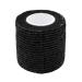Self Adherent Wrap Waterproof Elastic Bandage Tape Breathable Athletic Wrap Black 5x450cm.