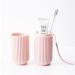 Autwekm Travel Toothbrush Holder - Dustproof Portable Toothbrush Case for Travel Camping Business Trips & School - Rosa Color - Buy Online on GoSupps.com