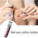 BOKIOESDE Manicure Save Cotton Claw Professional Simple Home Salon Using Manicuring Tools Nail Stamping Tool Saver Holder White - Buy Online on GoSupps.com
