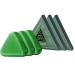 Yonuaret Solid Shampoo Soap | 3 Pieces Triangle Purifying Shampoo for Women | Gentle Bar Control Green Oil Daily Care Scalp Types Hair Types Home Travel Bathroom