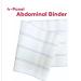 Dealmed Medium Abdominal Binder 4-Panel 12-45-60 Waist Compression Wrap for Women and Men - Support Belt for Core Stability and Muscle Tone Improvement - Buy Online on GoSupps.com