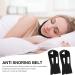 SUPVOX Anti Snoring Chin Strap - 2Pcs Breathable Snoring Solution for Effective Snore Reduction - Adjustable Sleep Aid and Face Exerciser - Black - Buy Online on GoSupps.com