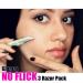 Glamza No Flick Eyebrow Razors - 3 Pack | Precision Shaping & Safe Grooming | International Shipping Available - Buy Online on GoSupps.com