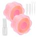Housoutil Makeup Supplies 1 Set Lace Double Eyelid Sticker Invisible Makeup Tape 5.3x5.3cm As Shown 1