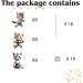 18pcs Funny Cat Cupcake Toppers for Boys Girls Pet Baby Shower Kitten Meow Party Supplies Favor Ninja Kung Fu Karate Cat Themed Birthday Party Decorations - Buy Online on GoSupps.com