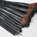 10-Piece Porous Makeup Brush Set | Black Barreled Eye Makeup Tools - DFHBFG - Buy Online on GoSupps.com