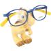 Buy Cute Dino Children's Glasses Holder - Veloci-Raptor in Yellow | Artist Unknown | International Shipping - Buy Online on GoSupps.com