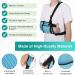 Kids Arm Sling Shoulder Support - Adjustable Immobilizer with Storage - Breathable & Lightweight - Blue for Injury Recovery & Stabilization - Buy Online on GoSupps.com