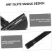 Minkissy 3pcs Manual Shaver Set - Disposable Steel Beard Razor & Facial Shaver for Men - Aluminum Alloy Handle Double Edged Black - Perfect Grooming Tool - 10.3x4cm - Buy Online on GoSupps.com