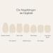 Shop Doonails Mon Cheri Press-On Nails - 30 Set Red Square Full Cover Gel - Salon Quality Extra Short & Comfortable - Buy Online on GoSupps.com
