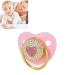 Shop Silicone Bling Baby Pacifier Set - Comfortable & Exquisite Pink Pacifiers for Sleep | International Shipping Available - Buy Online on GoSupps.com