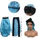 YUPs Long Silk Satin Adjustable Hair Bonnet for Long Hair and Braids - Blue - Buy Online on GoSupps.com
