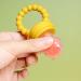 Food Pacifier - Food Grade Silicone Removable Fruit Nipple Feeder in Yellow | Safe & Easy Feeding for Babies - Buy Online on GoSupps.com
