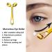 Winyoung Gold Metal Face Roller & Gua Sha Massage Set for Face, Neck, Eyes & Body - Facial Skin Care Tool for Eye Treatment - Buy Online on GoSupps.com
