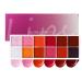 Lipstick Palette - Eyeshadow Palette - Moisturizing Kit Water Resistant Bright Shades High Pigmentation 12 Colors Lip Gloss Women Girls