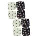Gleavi 8 pieces storage bags for women's binding bag bag bag for women's bandages wallet small handbag key bag seal oxford fabric cosmetics different colors x 2 pieces 13x13x2.8cmx2pcs