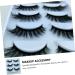 minkissy 5 Pairs Fake Eyelashes Beauty Accessories Fake Makeup Lashes False Eyelashes Bulk Natural Fluffy False Faux Lashes Bulk Makeup Girl Eyelashes 3d Set Fiber Hand Made - Buy Online on GoSupps.com