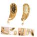 Buy 2-Piece Beech Wood Hair Comb Set - Antistatic Scalp Massage & Combat Hair Struggles - Perfect for Women - Buy Online on GoSupps.com