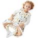Duomiaomiao Unisex Baby Sleeping Bag with Legs 2.5 TOG - 100% Cotton Wearable Blanket for Winter - 6-18 Months - Beige Panda Design - 65cm - Ideal for Baby Height 70-80cm - Buy Online on GoSupps.com