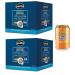 Motta ESE Coffee Pods 44mm - 100 Coffee Pods - Napoli Blend - For Espresso Bar - Compostable - With 1 Can of Peach Iced Tea - 330ml - 2 Pack