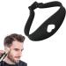 Adjustable Neck Hair Guide | Hairline Haircut Shaping Tool | Portable Silicone Haircut Bands Hairline Shaping Tool for Home Haircuts Black - Buy Online on GoSupps.com
