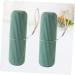 MARMERDO Toothbrush & Toothpaste Travel Organizer - 2 Piece Green Set (5.5x5.5x19cm) - Ideal for International Shipping - Buy Online on GoSupps.com