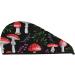 Buy Microfiber Hair Drying Cap - Red Mushrooms Soft Absorbent Towel Wrap for Quick Drying Curly Long & Thick Hair - Buy Online on GoSupps.com