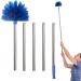 Cobweb Duster with Extension - Sturdy Extendable Spider Web Brush with Long - Spider Web Remover for Cleaning Ceiling Fan High Ceiling Blinds Furniture & Cars Siopob - Buy Online on GoSupps.com